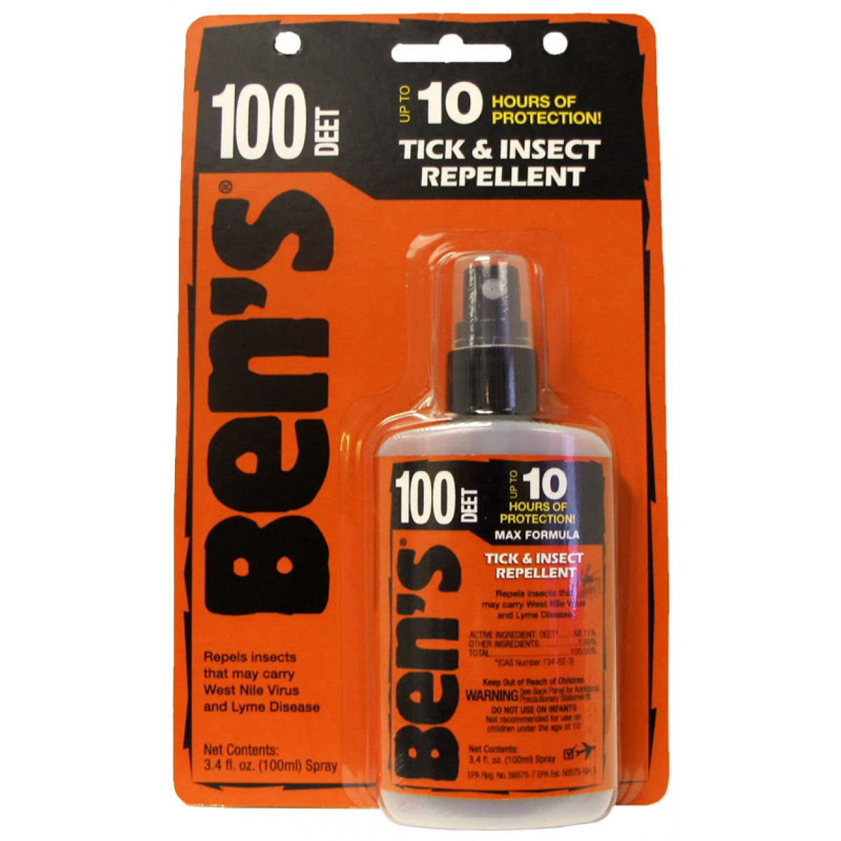 Ben's 100 MAX Tick & Insect Repellent
