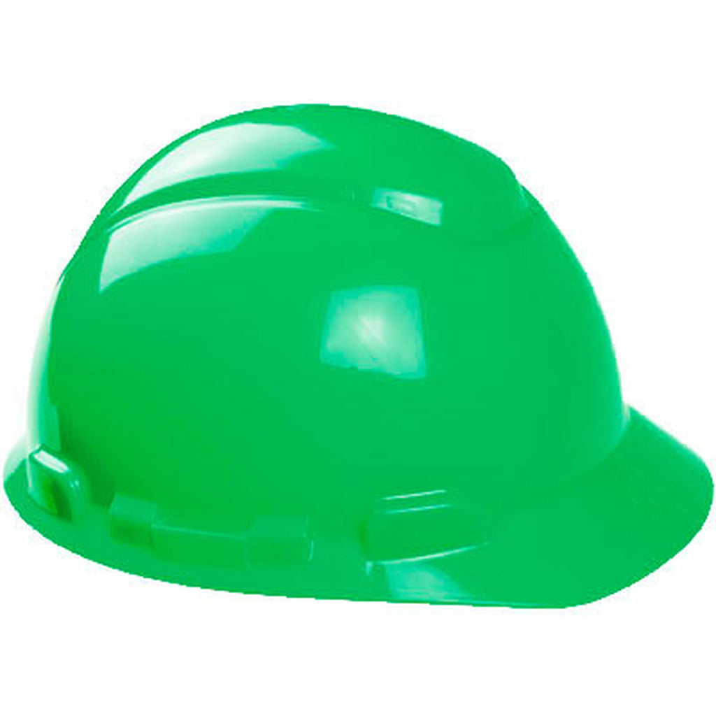 green 3M multipurpose hard hat with adjustable strap
